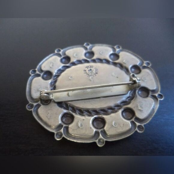 Turquoise Statement Brooch - Picture 2 of 3